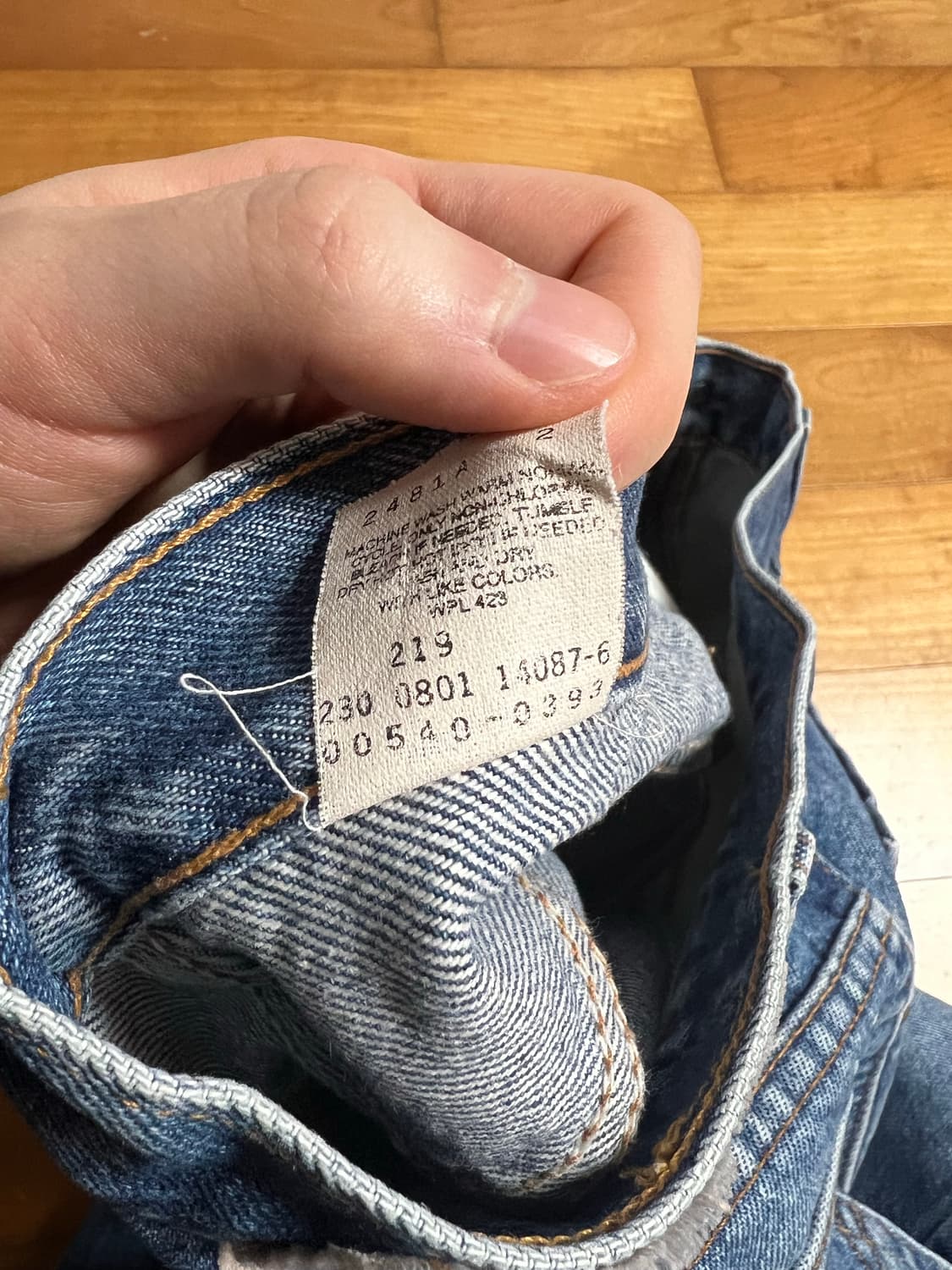 00s levi’s 540 made in mexico 33x30 상품이미지5