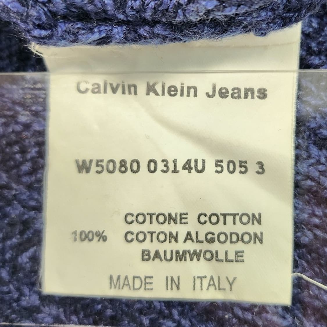 CALVIN KLEIN 골지 숄더패치 니트 상품이미지5