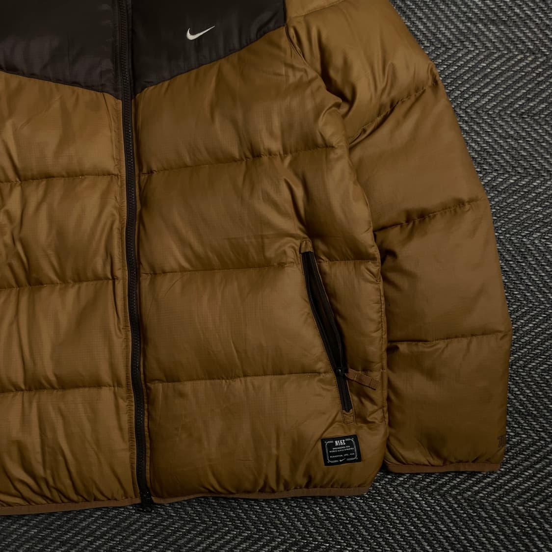 00s 나이키 올드스쿨 스우시 투톤 구스다운 후드 패딩y 4283 상품이미지3