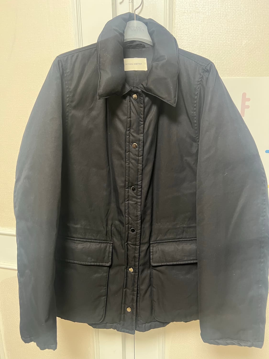 낫띵리튼 motti goose down jacket 블랙 상품이미지5