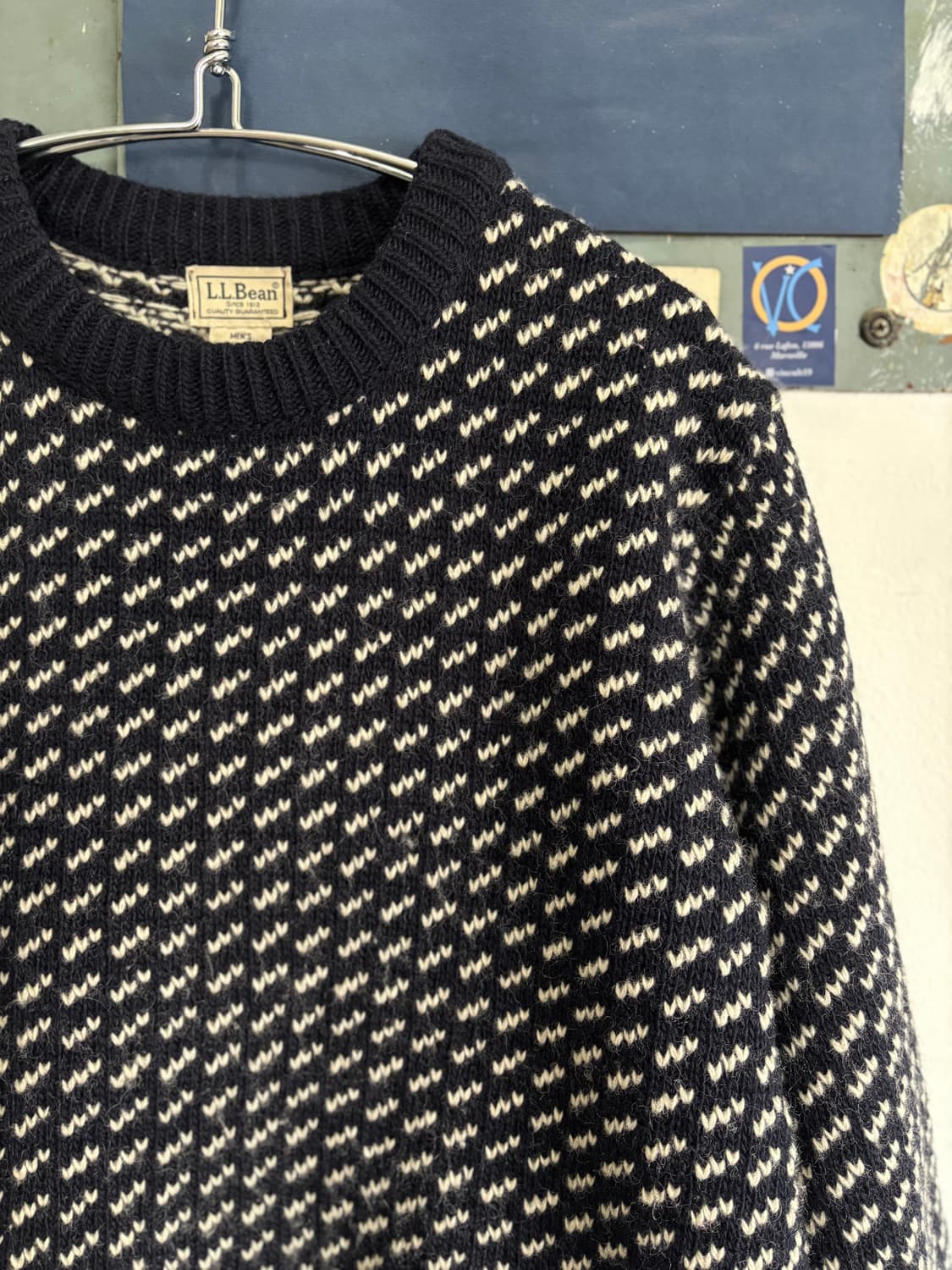 90s L.L.Bean Bird’s Eye Sweater 상품이미지2