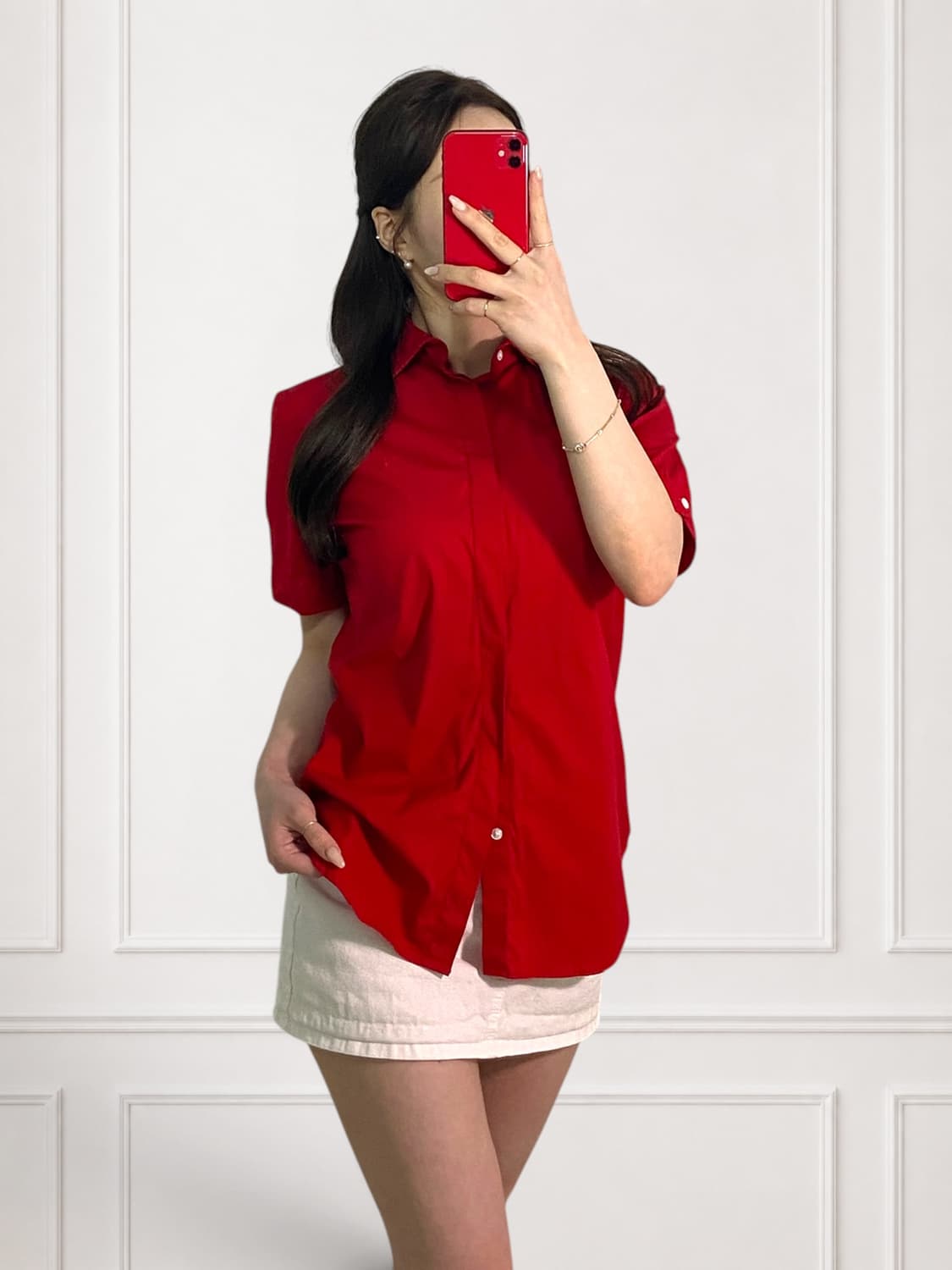 폴로 버건디 셔츠 상품이미지1