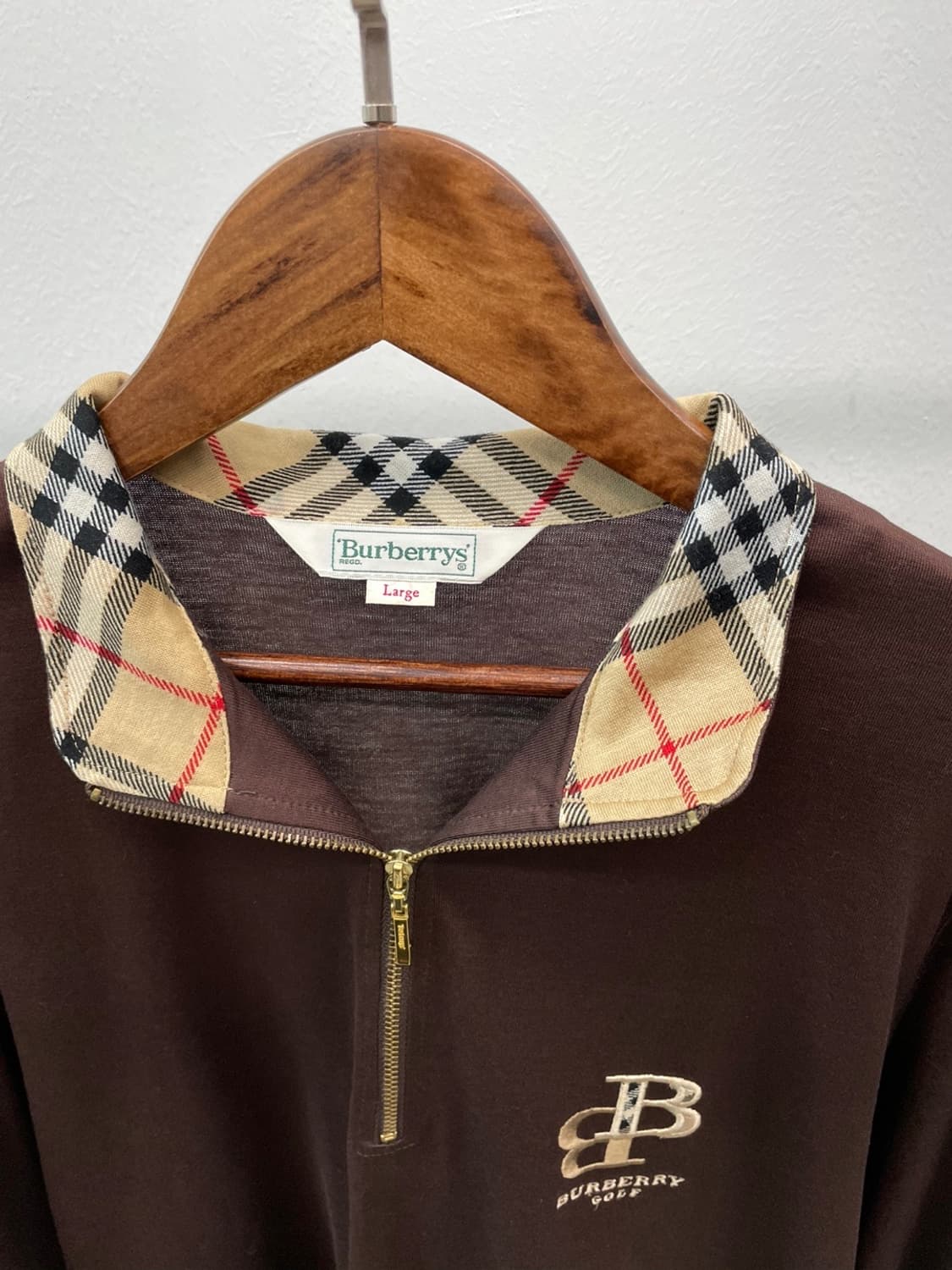 여) 버버리 골프 반집업 상품이미지3