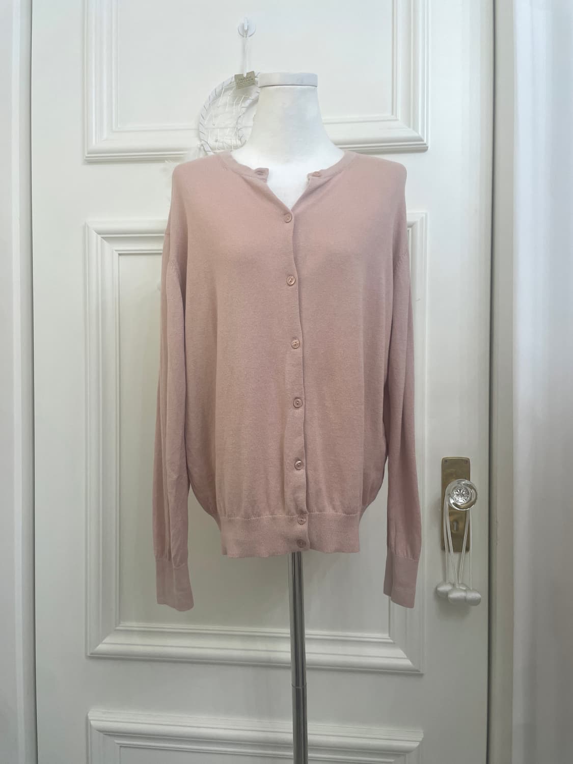indi pink basic loose cardiagn(size-L) 상품이미지1