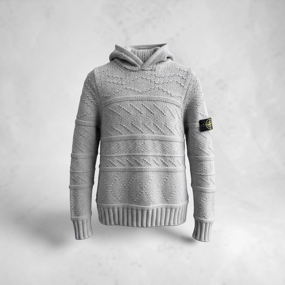 100/ 스톤아일랜드 2000AW 스웻 후드 니트 상품이미지1