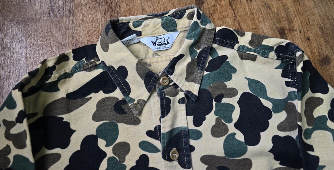 WOOLRICH 울리치 카모플라쥬 셔츠 MADE IN USA 상품이미지2