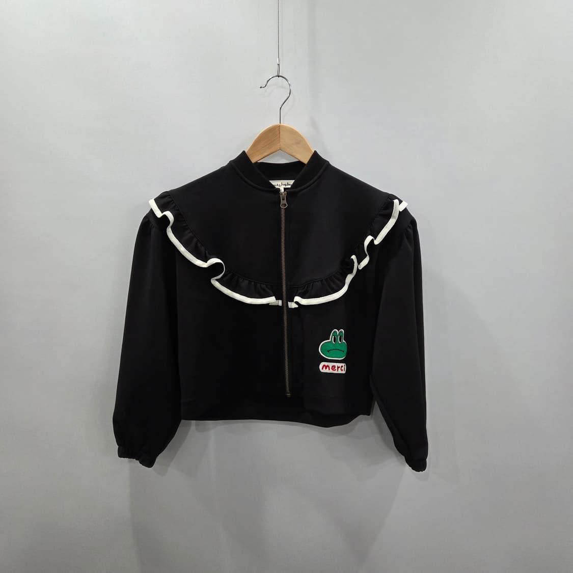 리미떼두두 여아 프릴 크롭져지 2XL/8/9  상품이미지1