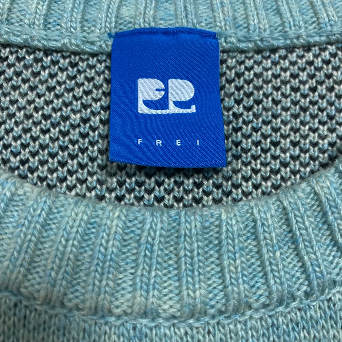 프라이 스카이 블루 T.G.I.F 자카드 니트 상품이미지3