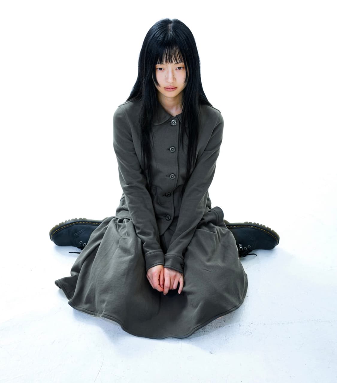 코이세이오 스웨트 셋업 차콜 상품이미지1