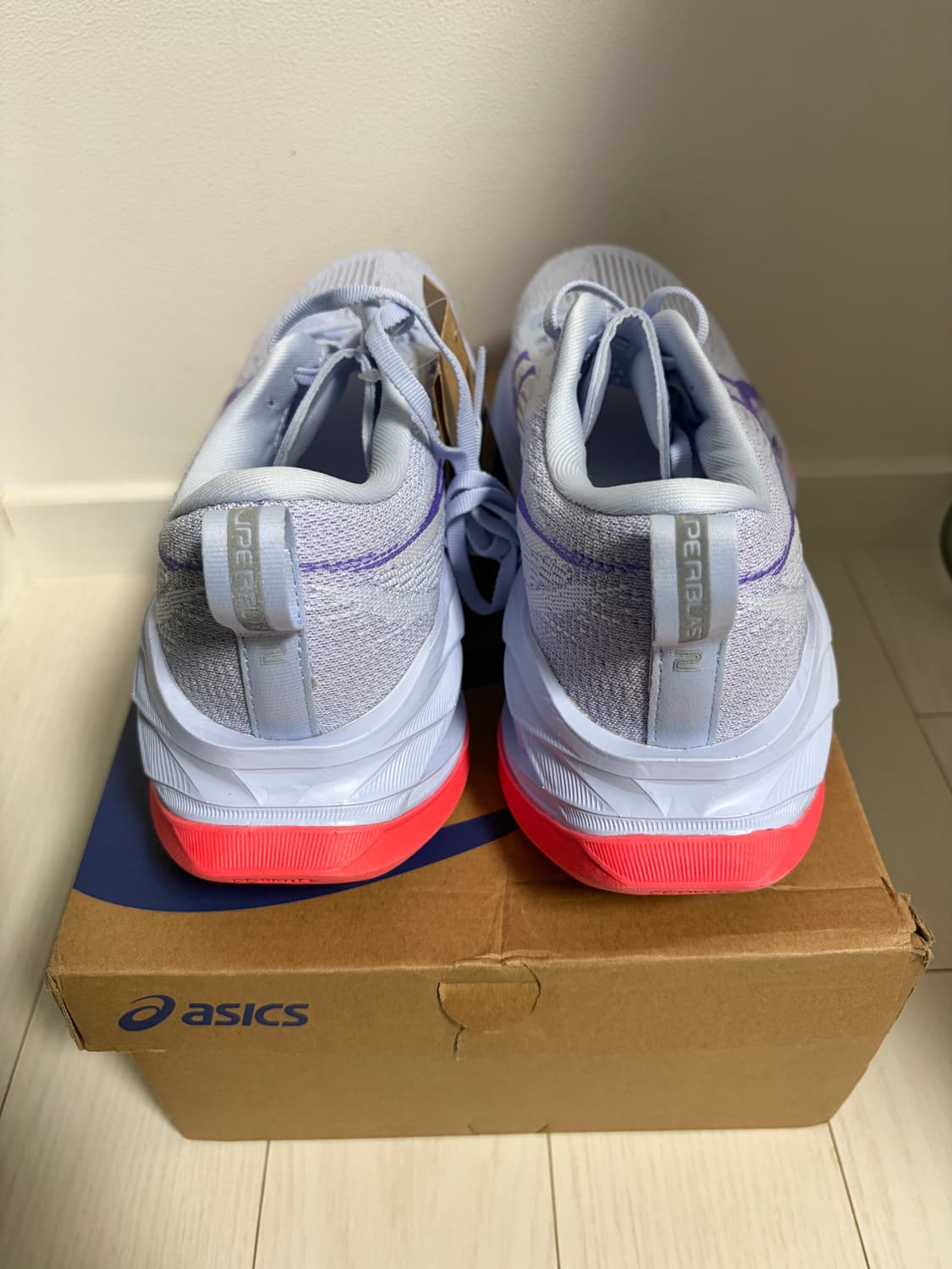 [새상품] 아식스 슈퍼블라스트2 블루/ 퍼플 245 상품이미지4