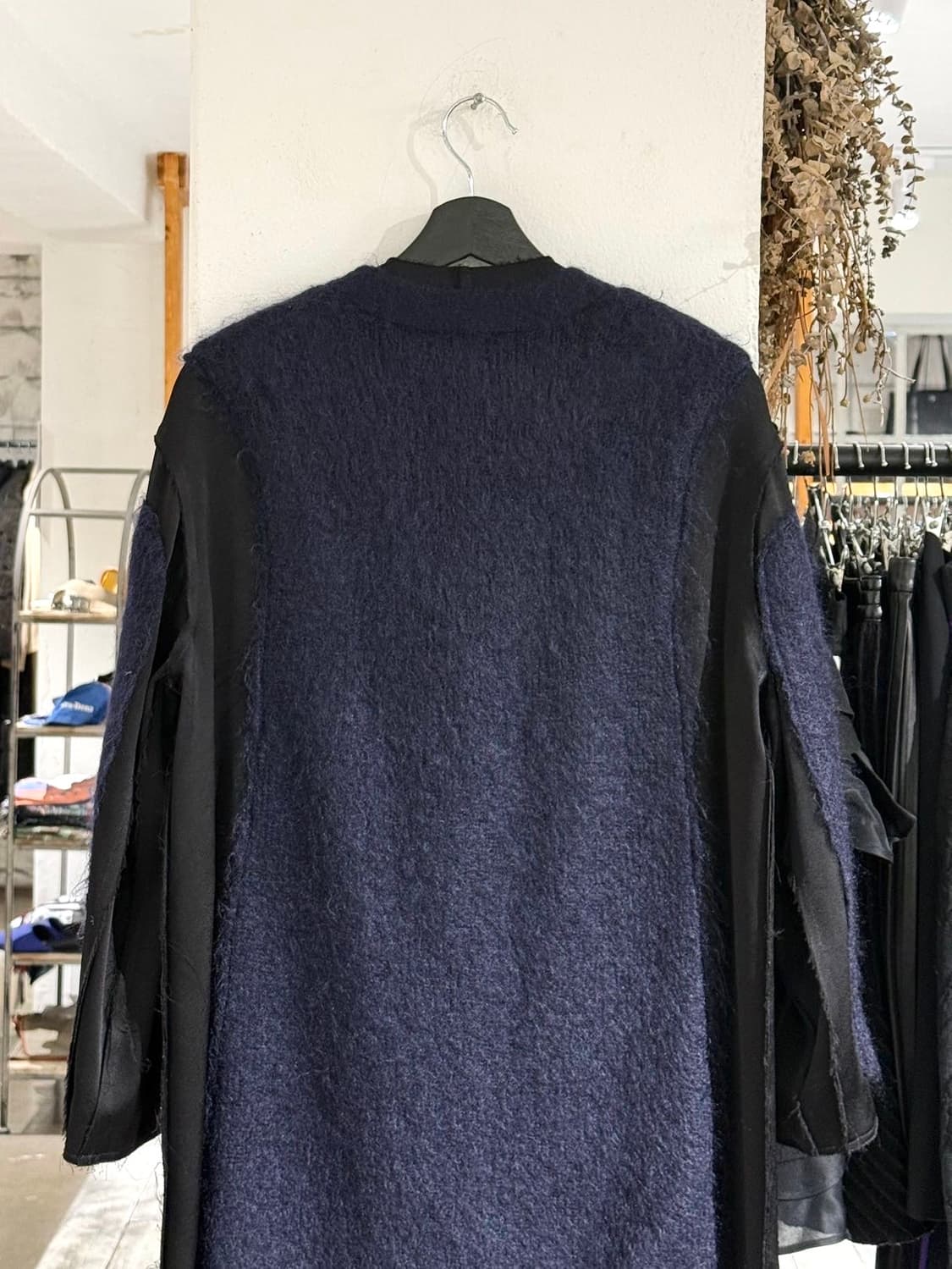 언더커버 네이비 모헤어 롱 가디건  상품이미지5