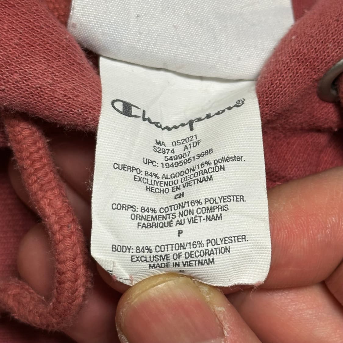 챔피언 리버스 위브 후드 남성S 상품이미지2