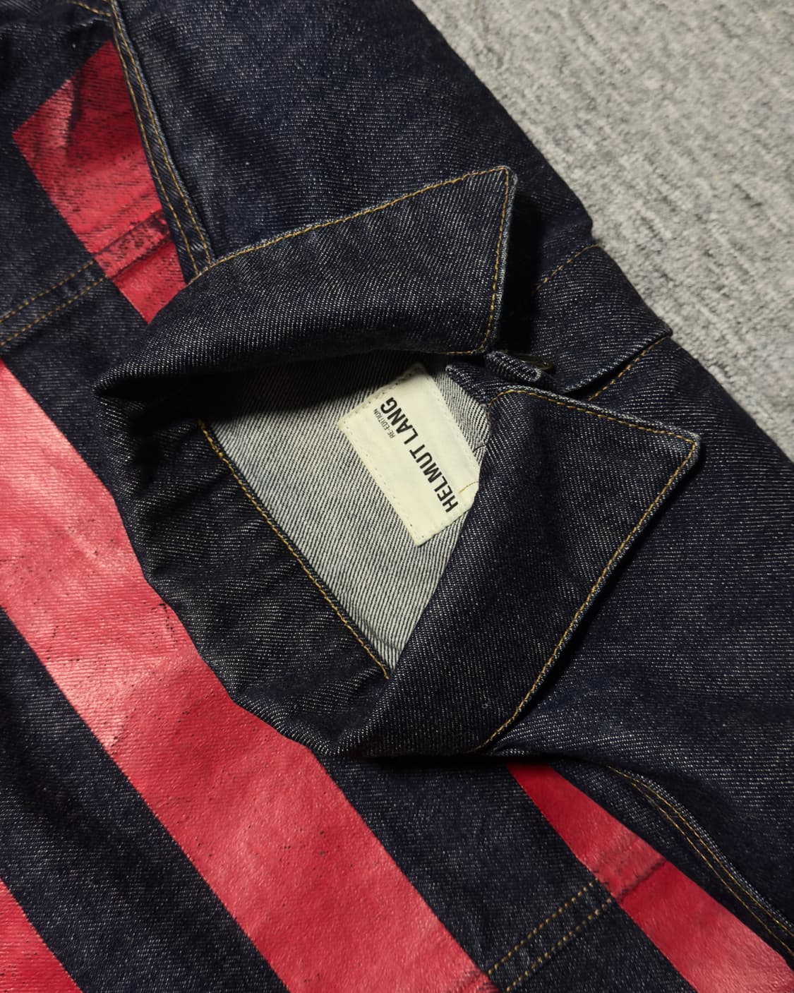 Helmut Lang Re-Edition Red Striped Denim 상품이미지5