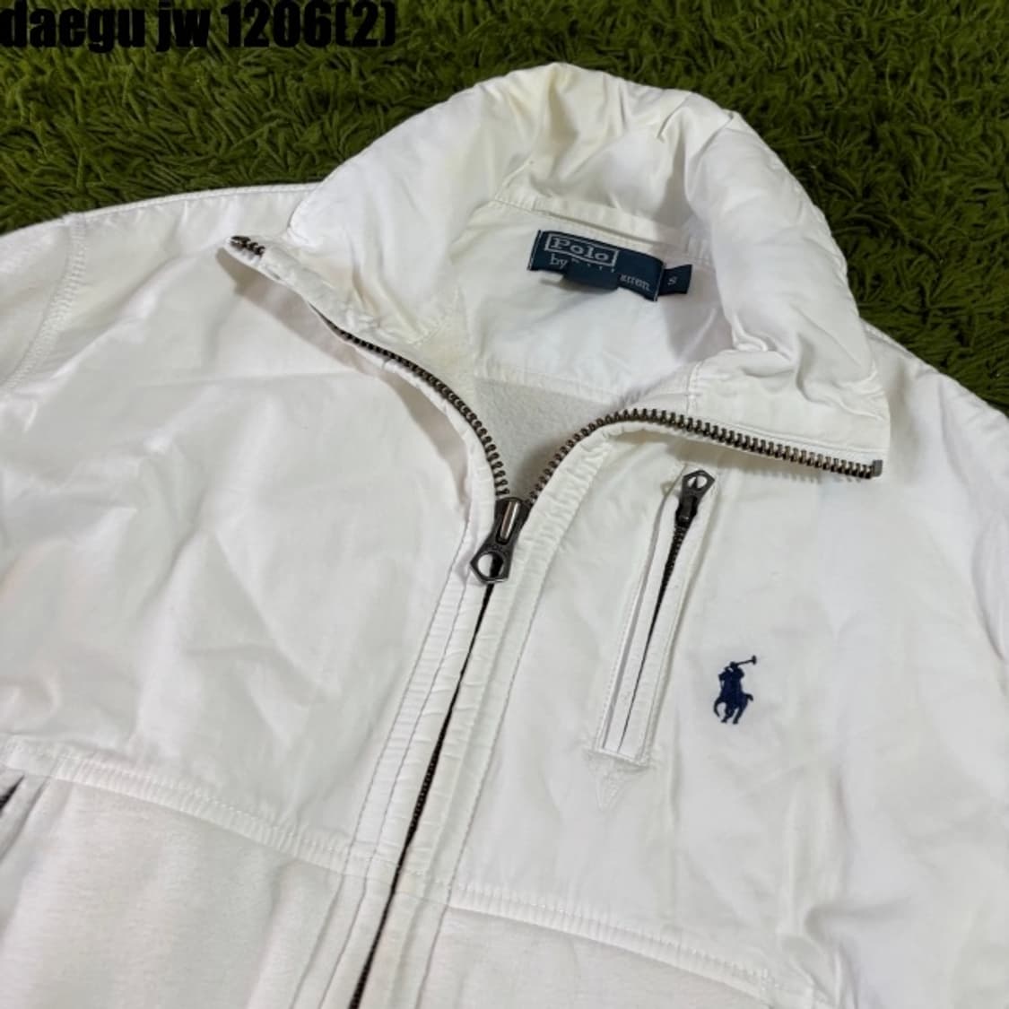 폴로 화이트 투웨이 집업 자켓 상품이미지2