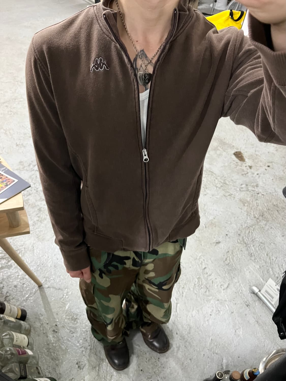 Kappa faded sweat zip up 상품이미지3