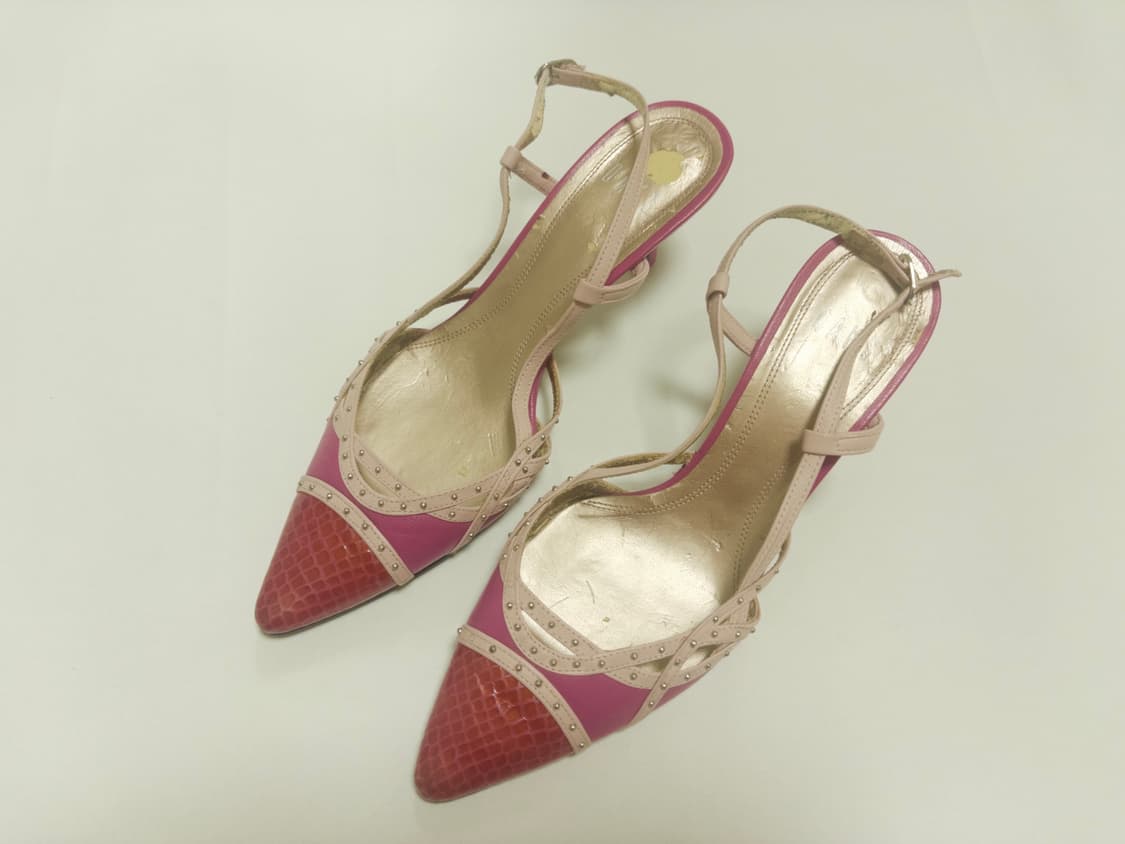💗🐍 Pink Viper Slingback Heels 상품이미지1