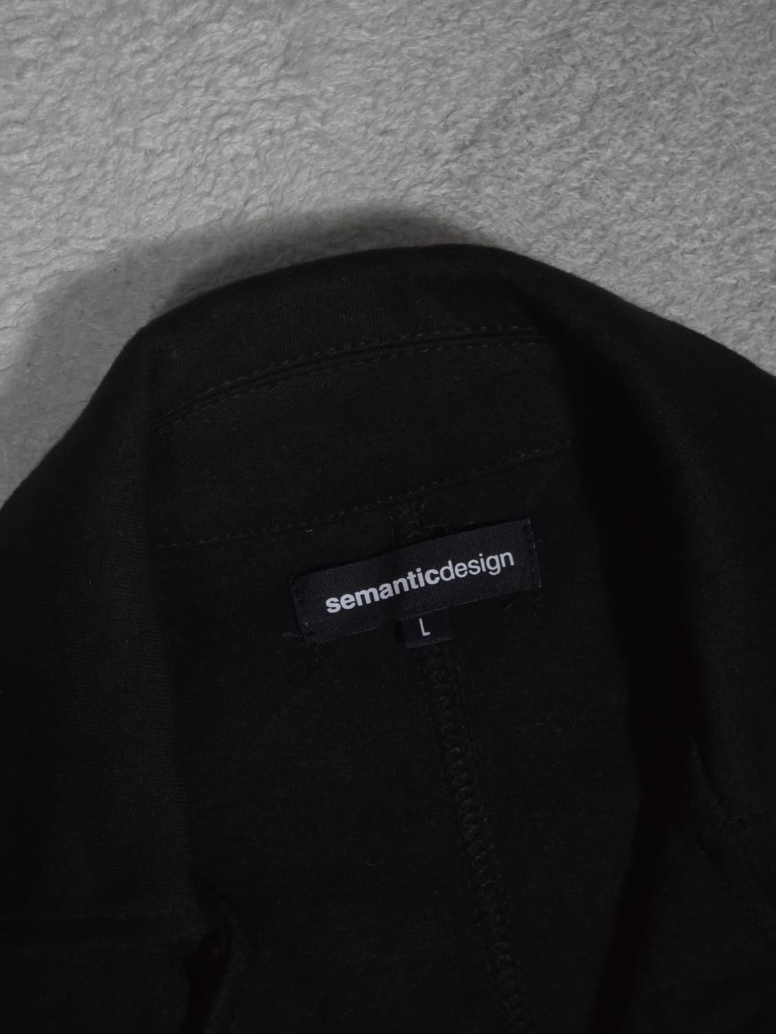 semanticedesign 세만틱디자인 블랙 라이더 자켓 L 상품이미지6