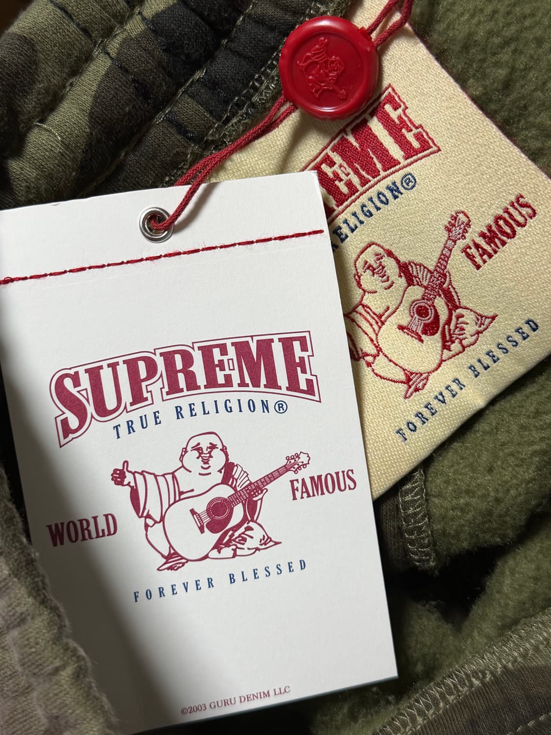 [새상품] 슈프림 트루릴리전 카모 팬츠 M  상품이미지3