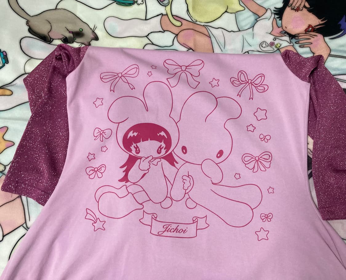 JiCHOI 24ss 플레어 레글런 티셔츠 원피스 상품이미지8