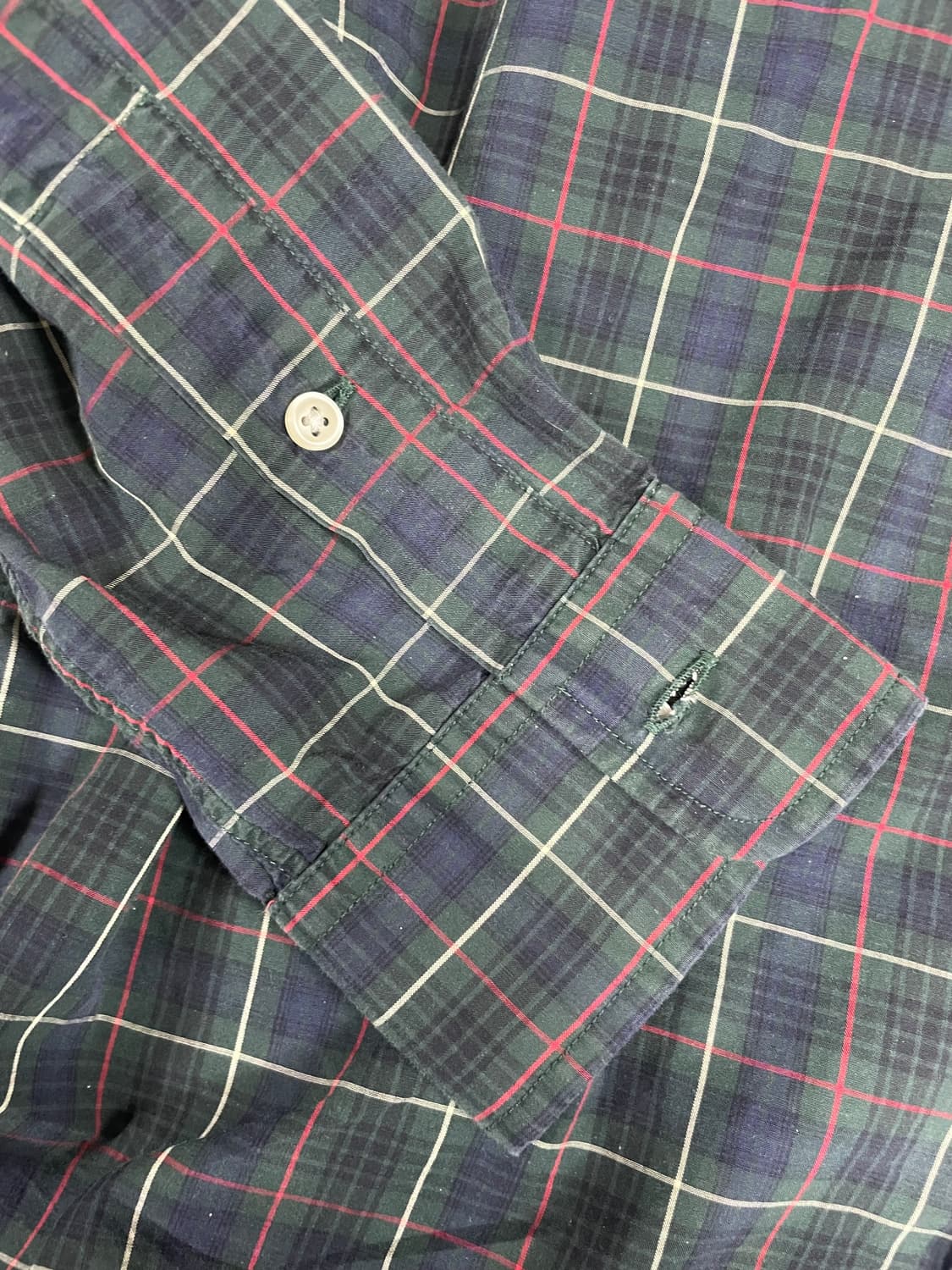 90s Polo RL 카라배색 셔츠 상품이미지6