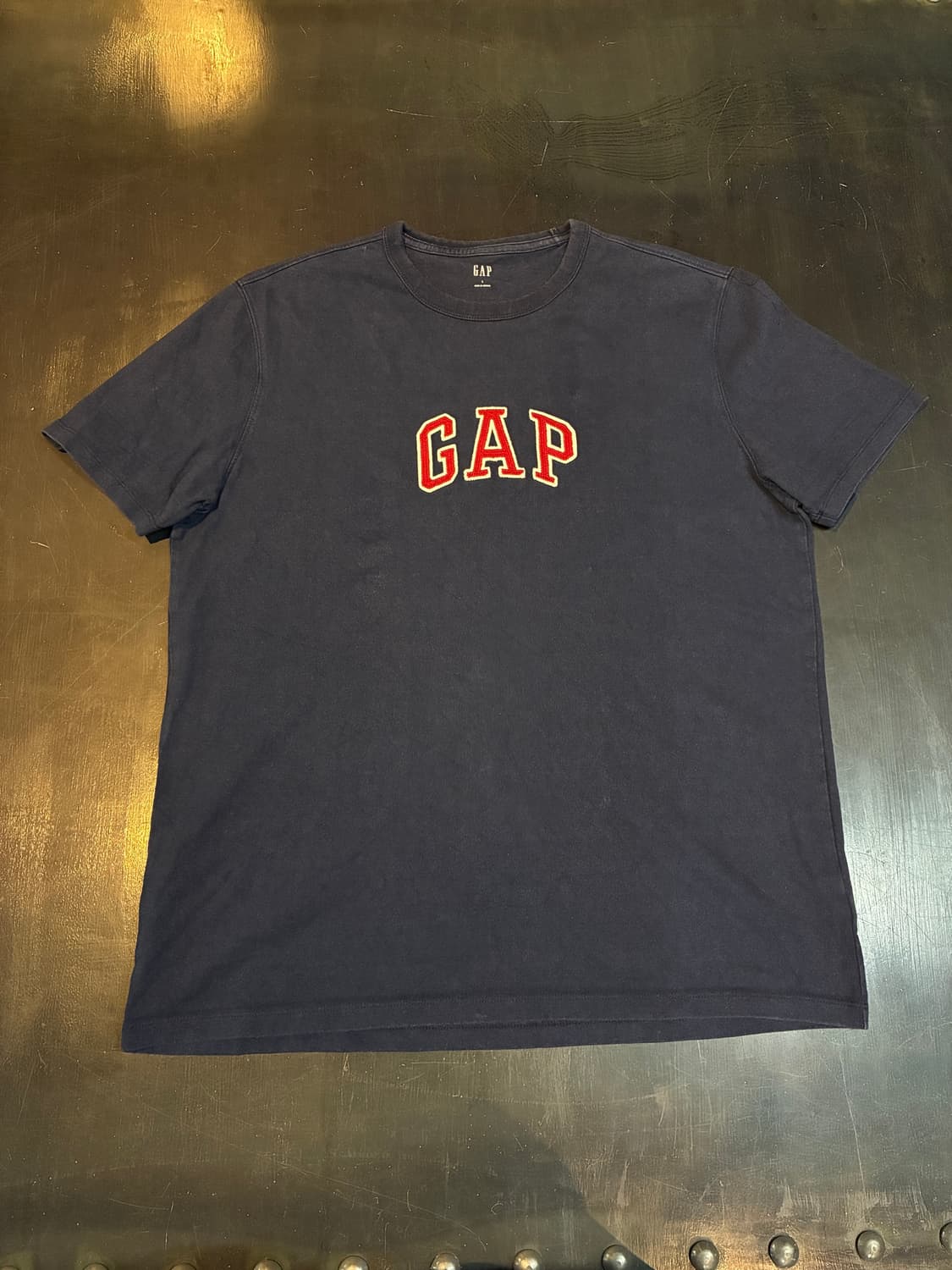 L) GAP 갭 헤비코튼 패치 네이비 티셔츠 상품이미지1