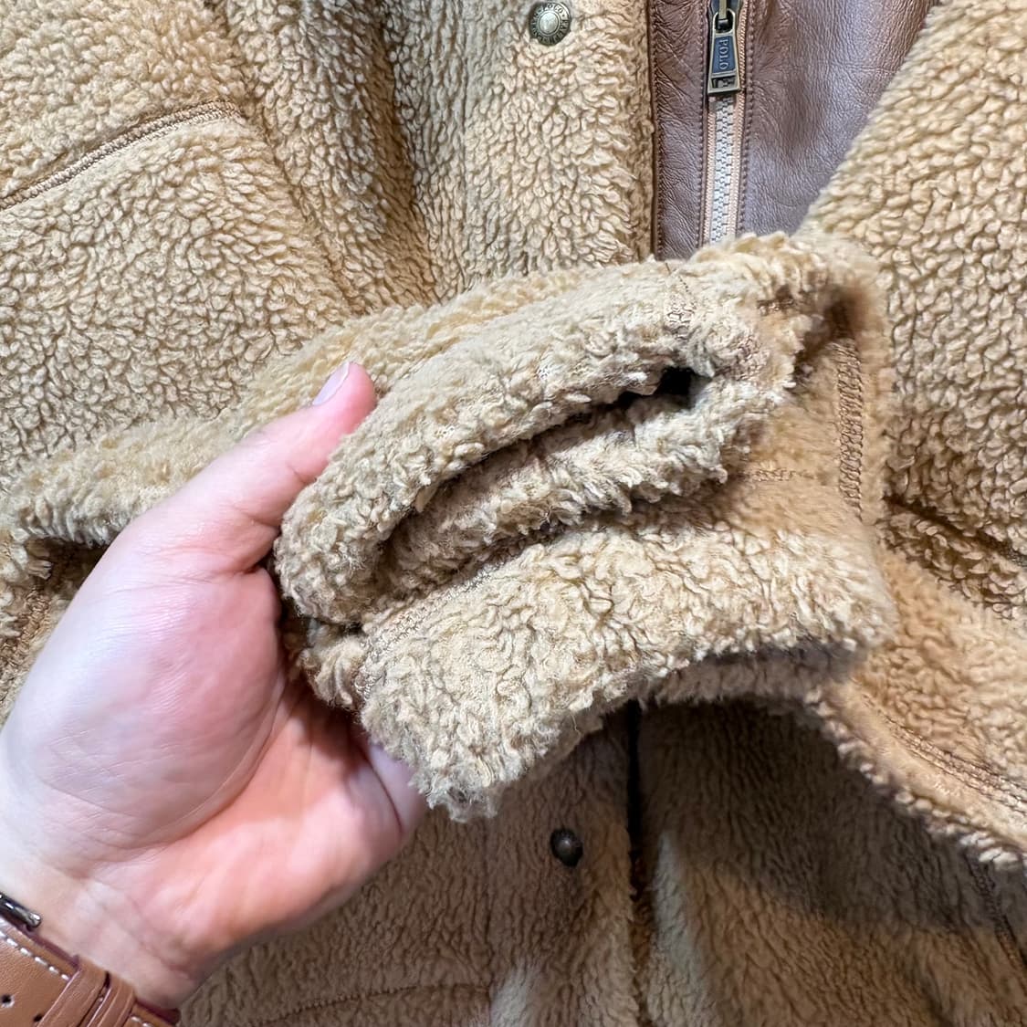 [M] POLO 폴로 랄프로렌 크롭 플리스 자켓 상품이미지4