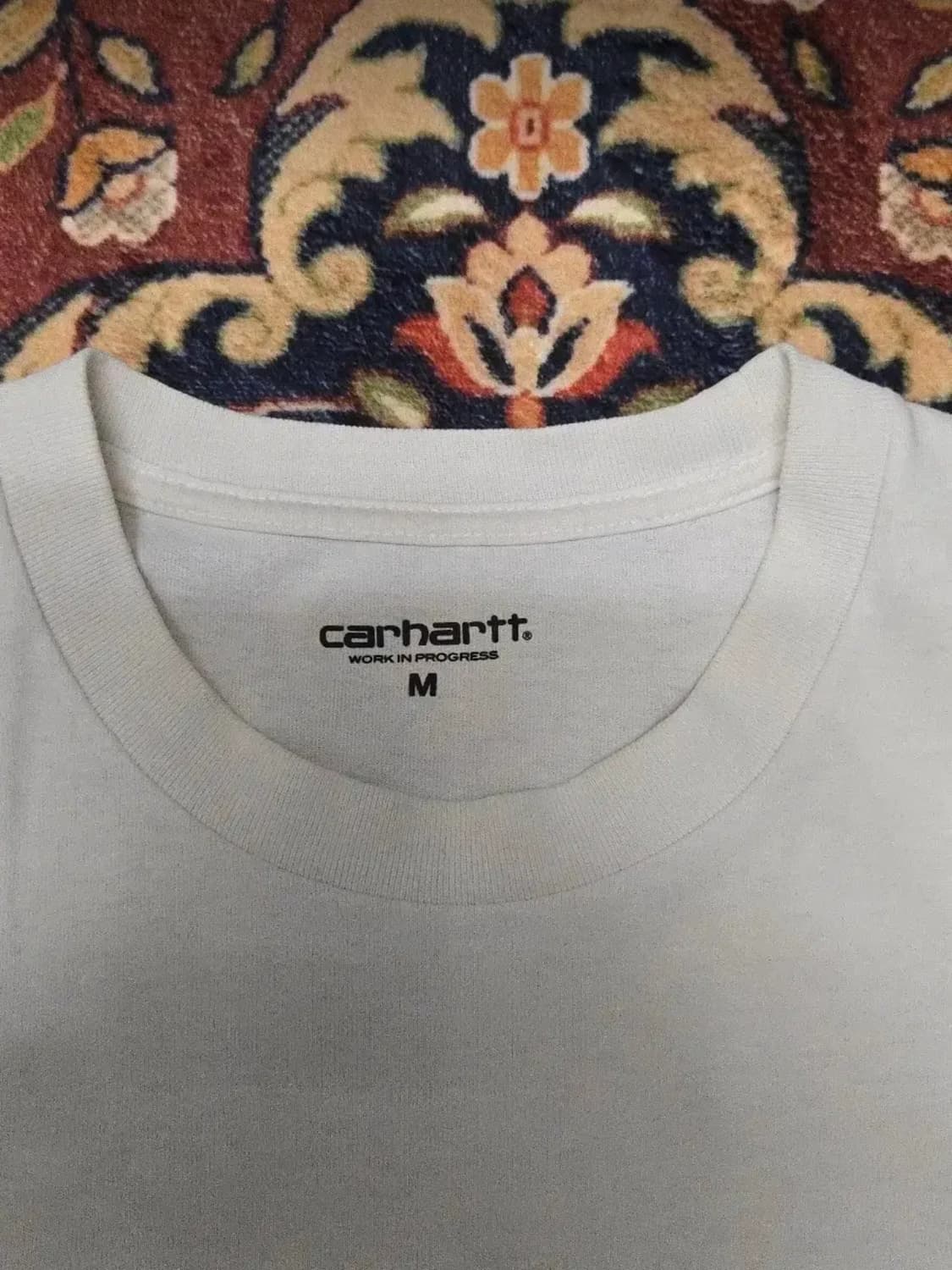 칼하트 CARHARTT 카모 빅 로고 반팔 티셔츠 (M) 상품이미지3