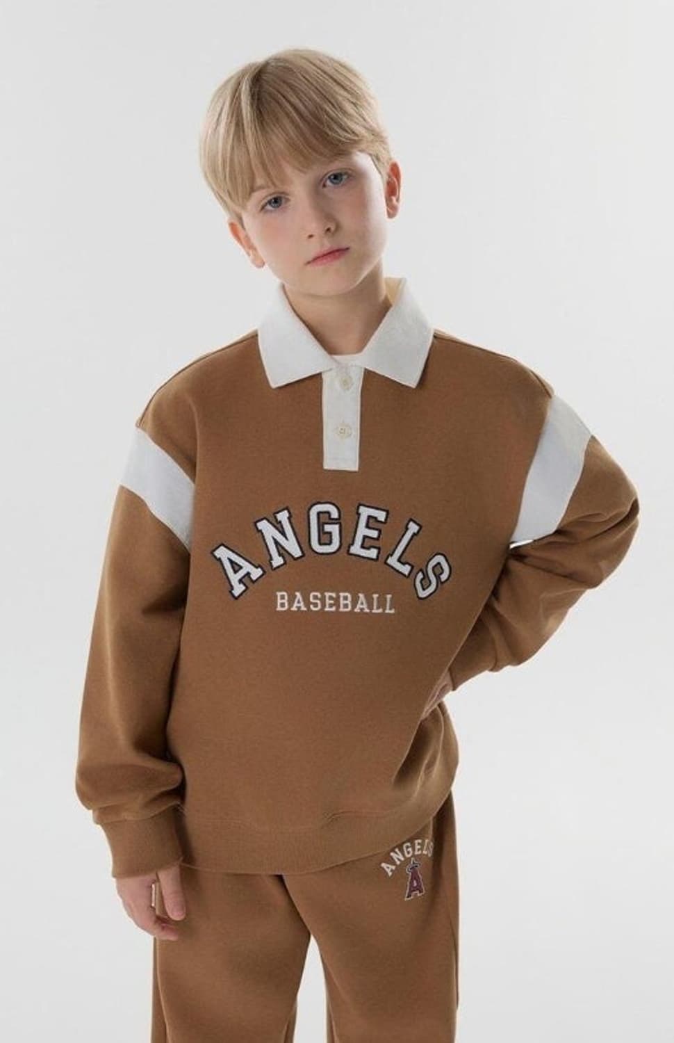 [무료배송][130]MLB 키즈 바시티 피케 맨투맨 상품이미지8