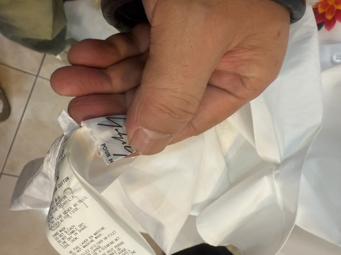 3/105 정품 요지야마모토 레플리카 1987ss 플로랄셔츠 팝니다 상품이미지5