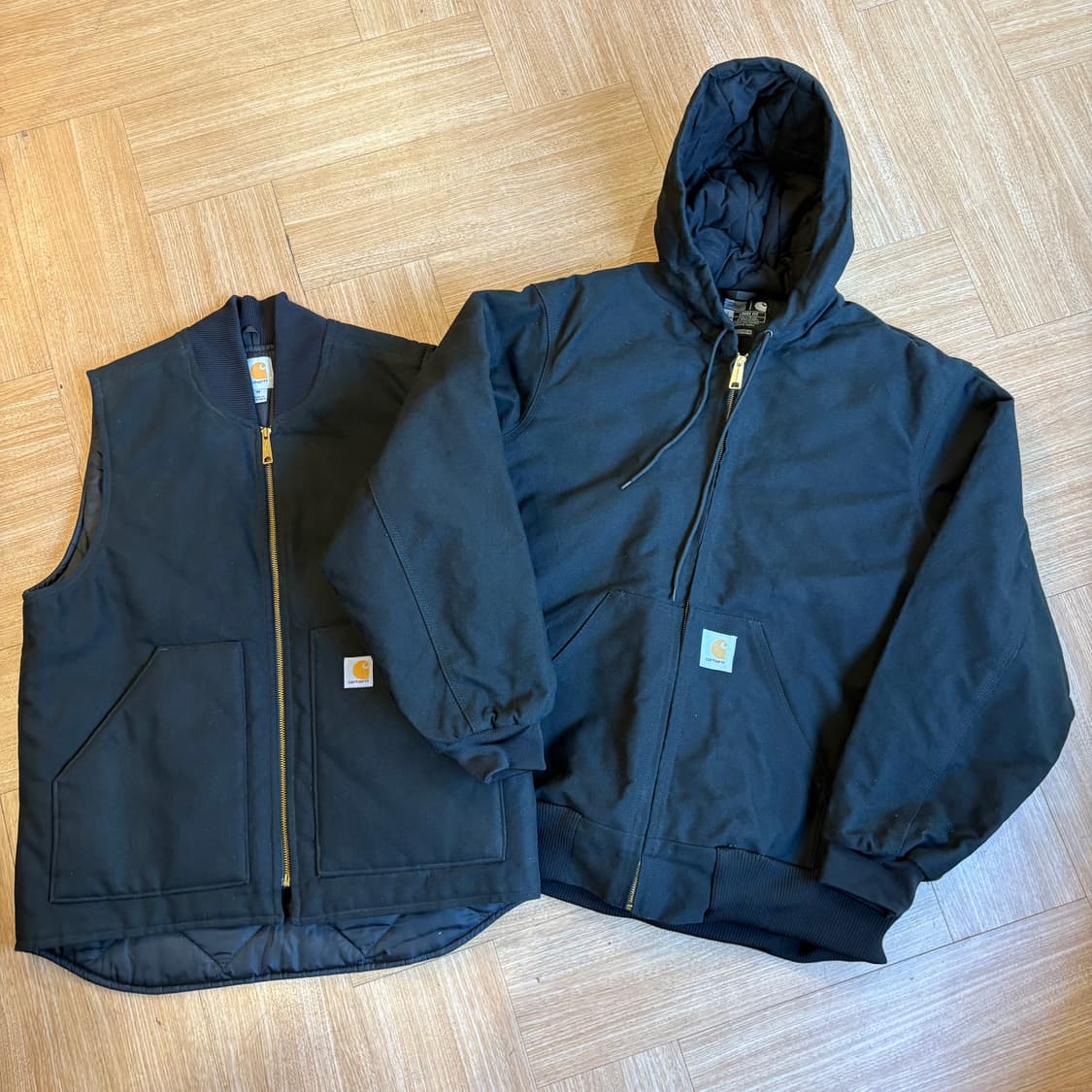 칼하트 V01 블랙 퀼티드 베스트 상품이미지9