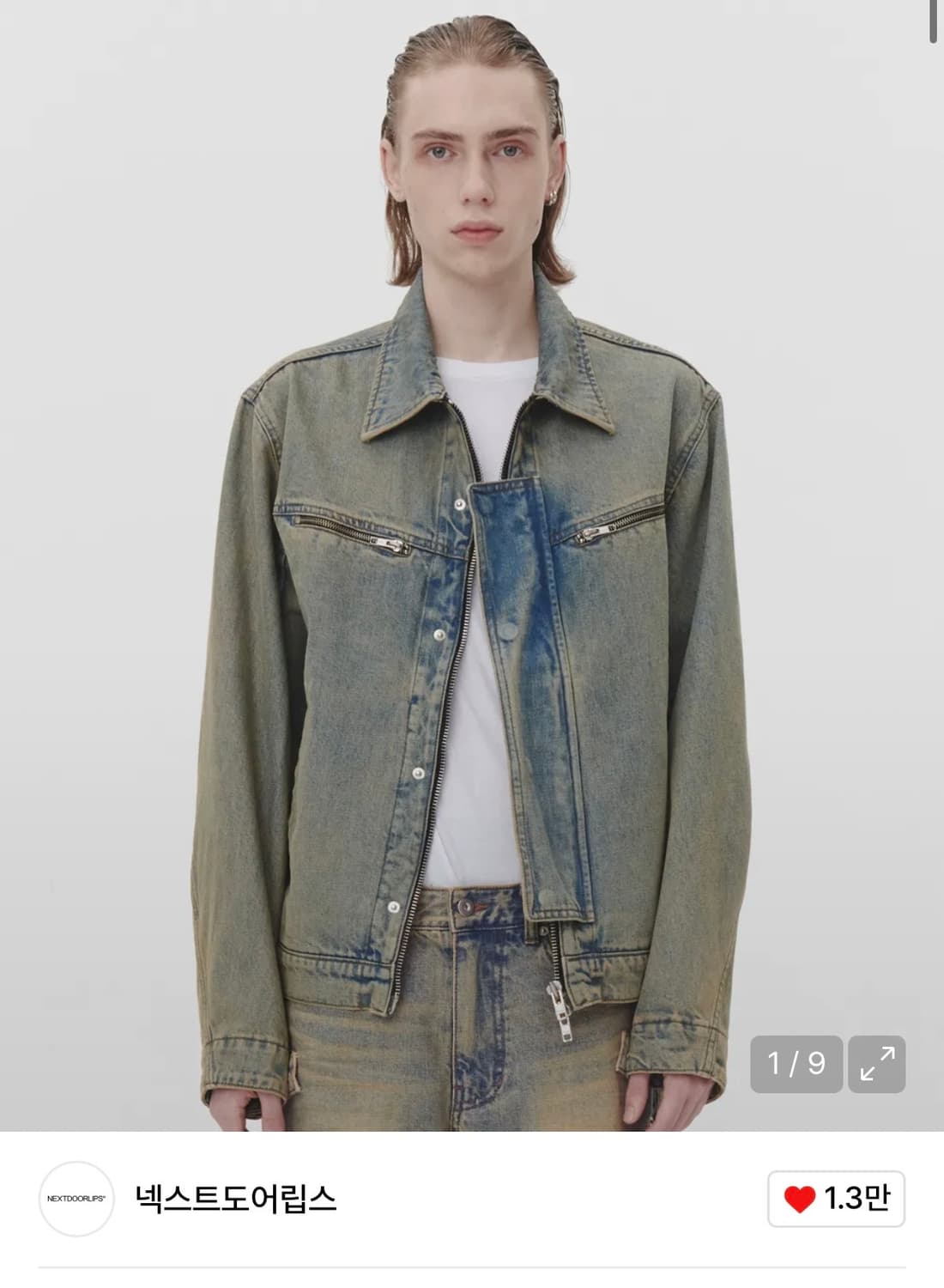 넥스트도어립스 웨스턴 데님 셋업 상품이미지1