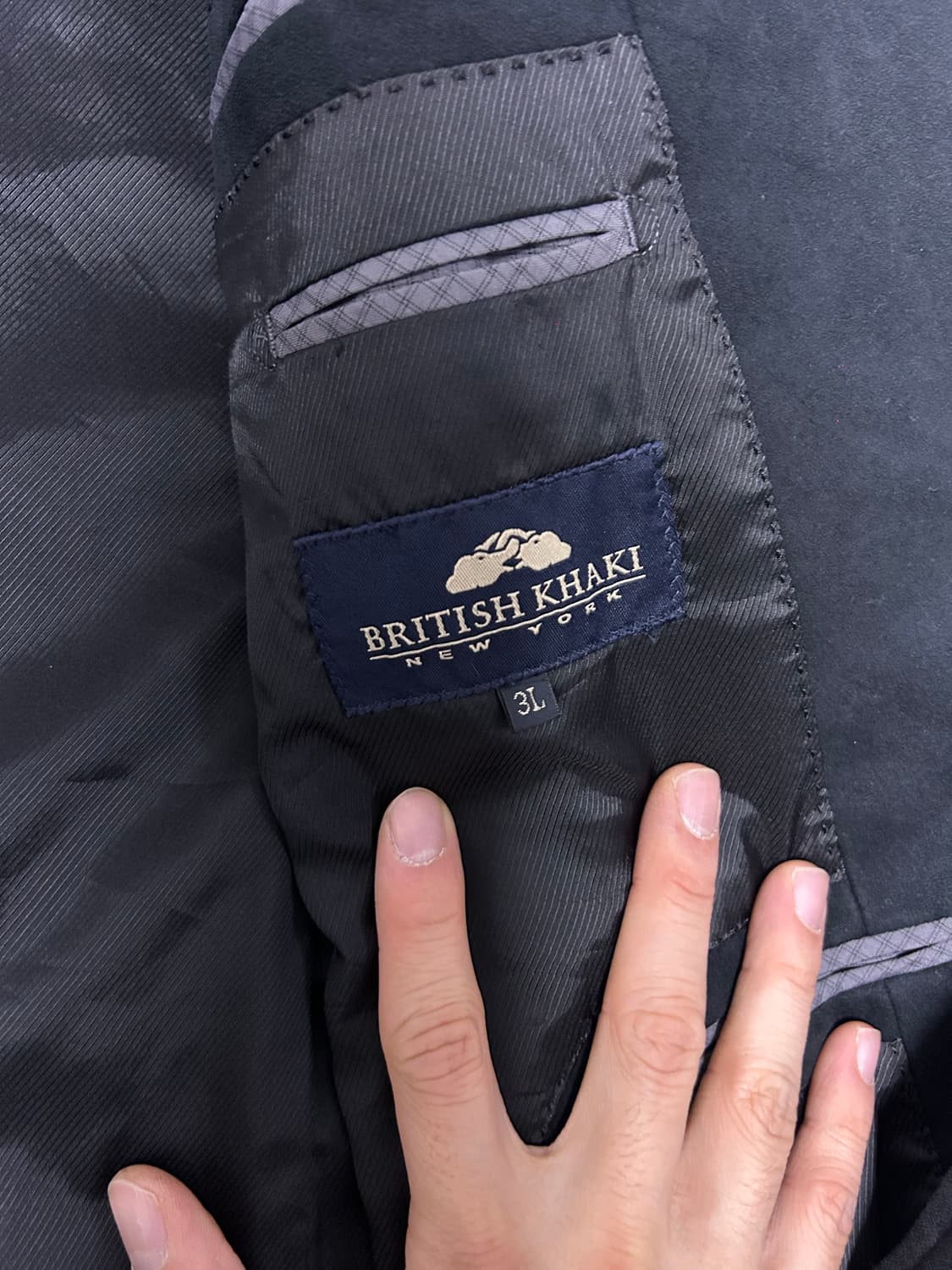 일본판 브리티쉬카키 폴리 블레이저 사이즈 105~110 상품이미지3