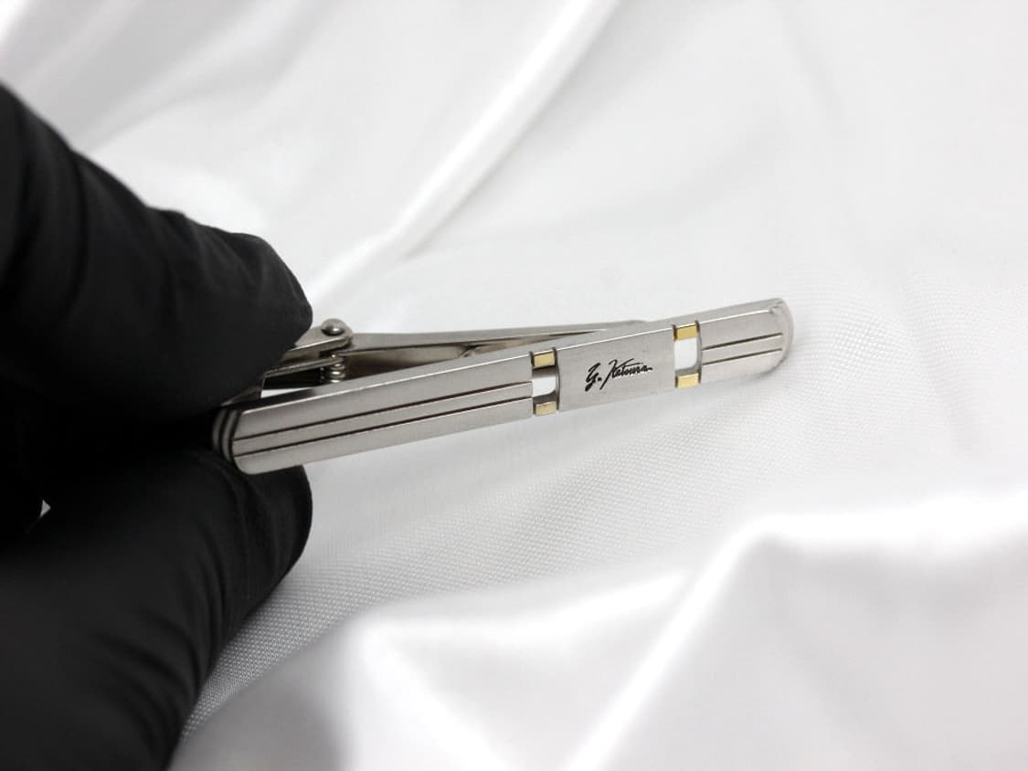 유미카츠라 A등급 5.2cm 일본 디자이너 남자 명품 넥타이핀 상품이미지6