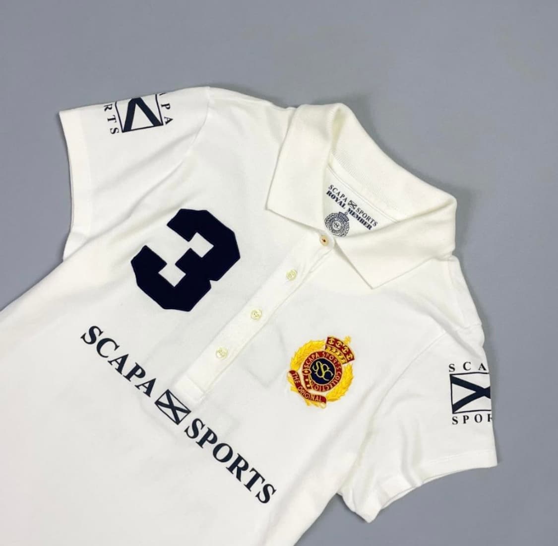 코르티스 제임스 Scapa sports 빈티지 폴로 셔츠 상품이미지2