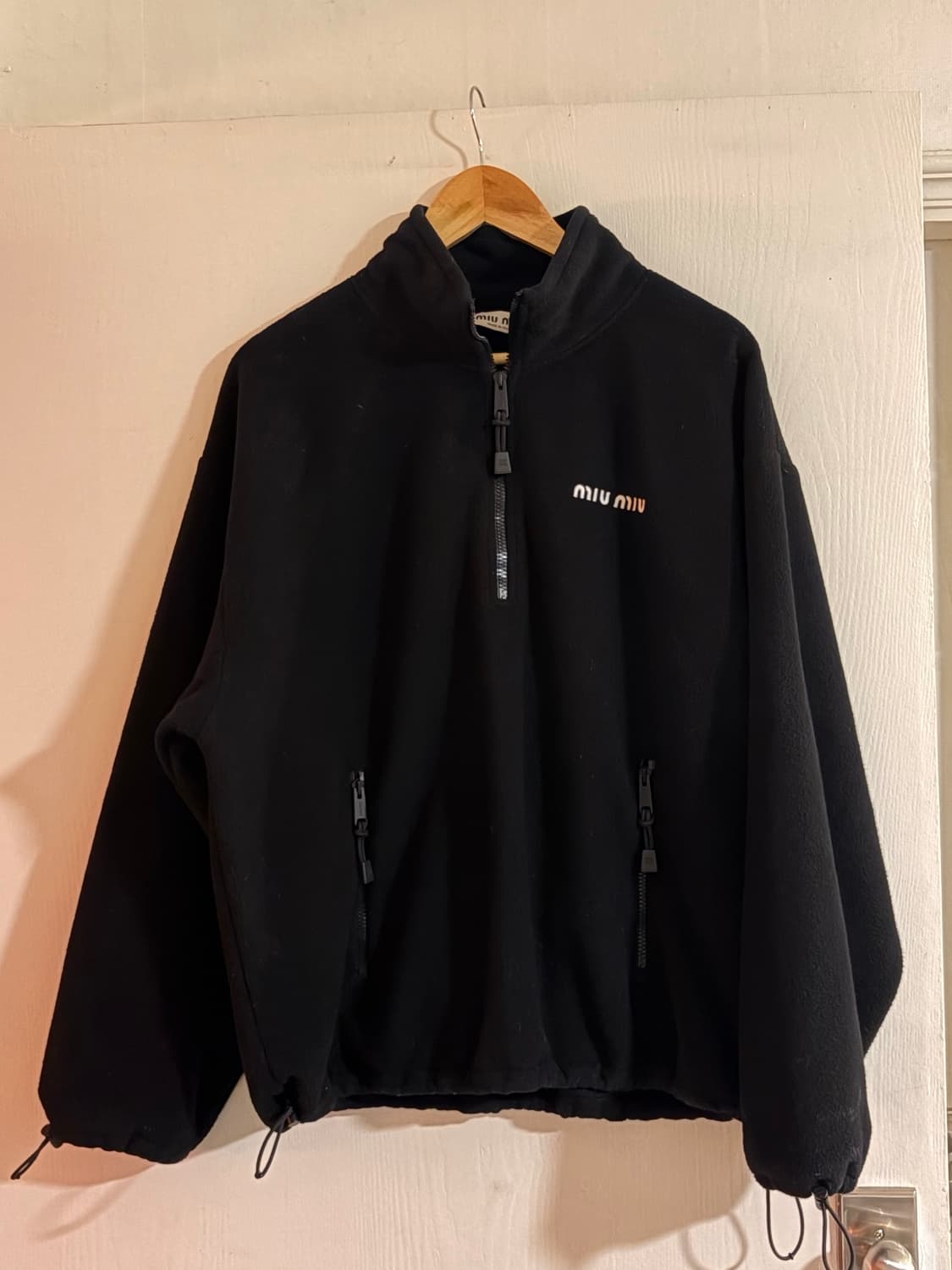 미우미우 하프집업 후리스 XS 상품이미지10