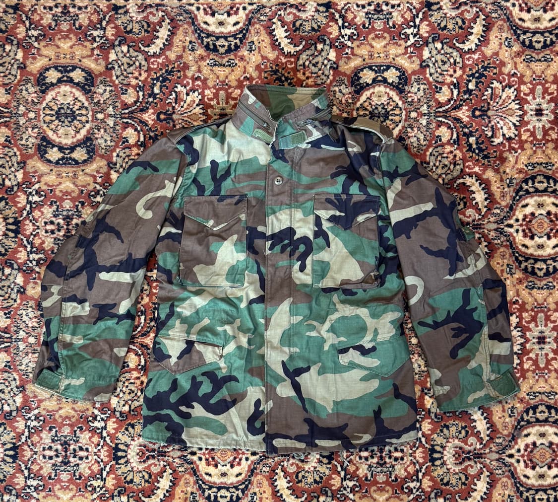 미군 오리지널 M-65 우드랜드 카모 필드 자켓 M~L (591) 상품이미지2