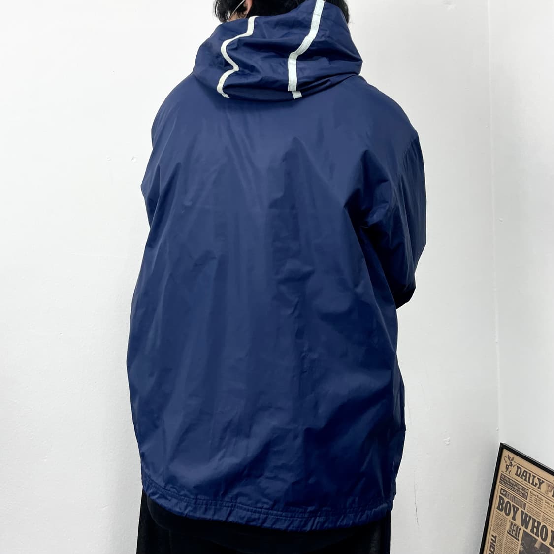 L(2XL) 나이키 트랙 나일론 후드 바람막이 상품이미지2