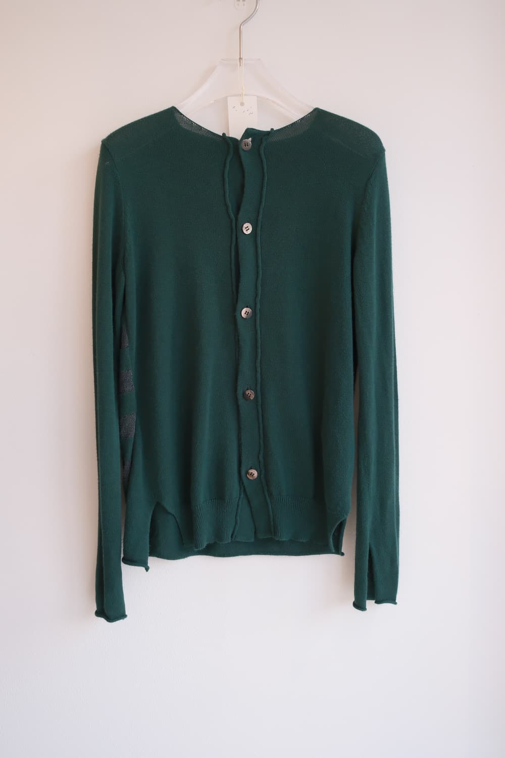 Green glitter stripe layered cardigan 상품이미지5