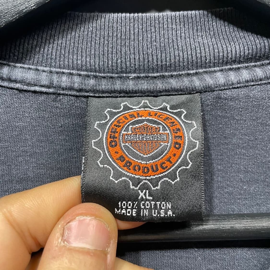 할리데비이슨 올드스쿨 빅로고 반팔티 상품이미지5