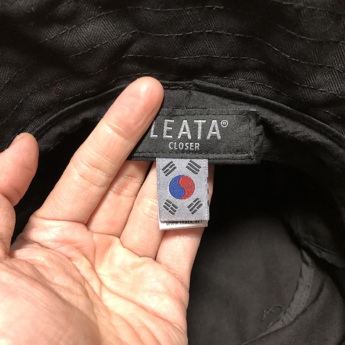 (ONE SIZE) 리타 LEATA HBT 코튼 피싱 햇 블랙 리타 모자 상품이미지4