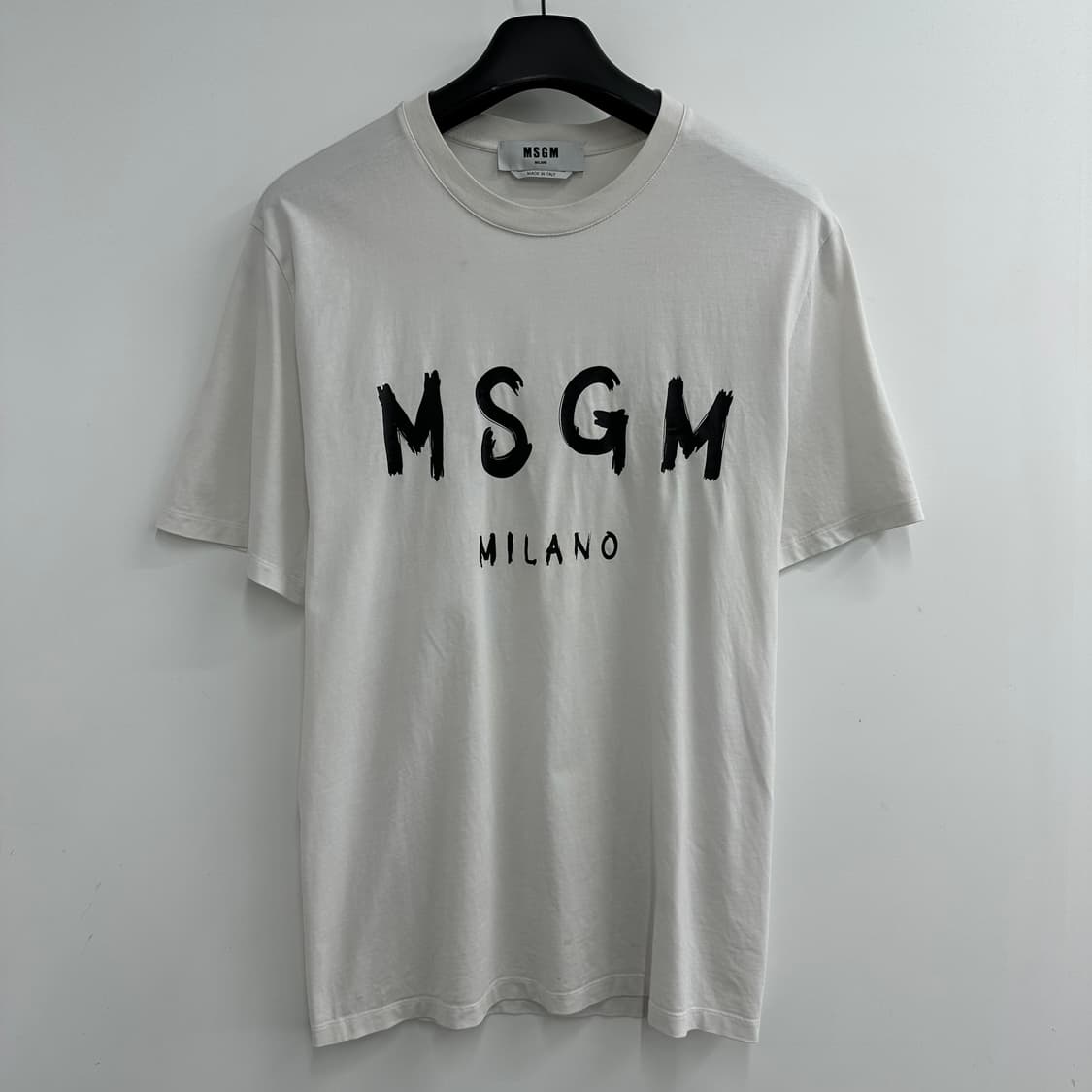 100 MSGM 남자 루즈핏 반팔 티셔츠 상품이미지1