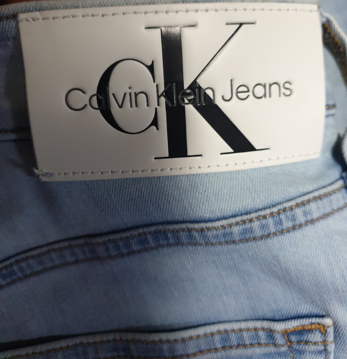 캘빈클라인 90s 스트레이트 에코 쿨 스트레치 데님팬츠 라이트블루(31) 상품이미지5