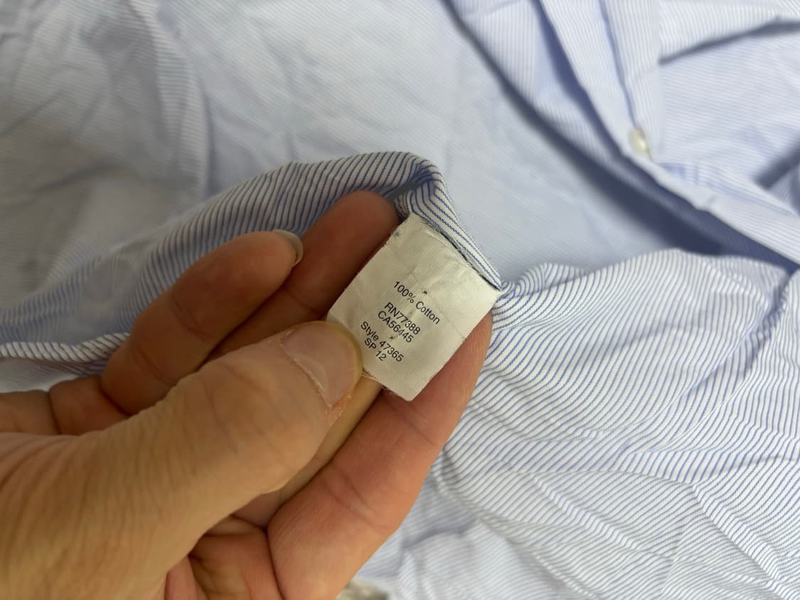 일본판 J.CREW 스트라이프 셔츠 사이즈 105-110 상품이미지6