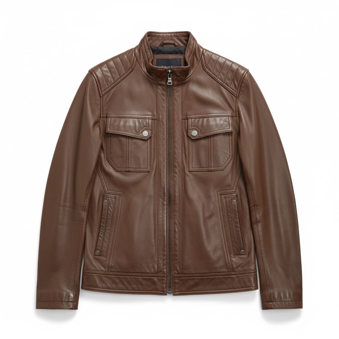 GABBA 가바 브라운 가죽자켓 100 상품이미지1