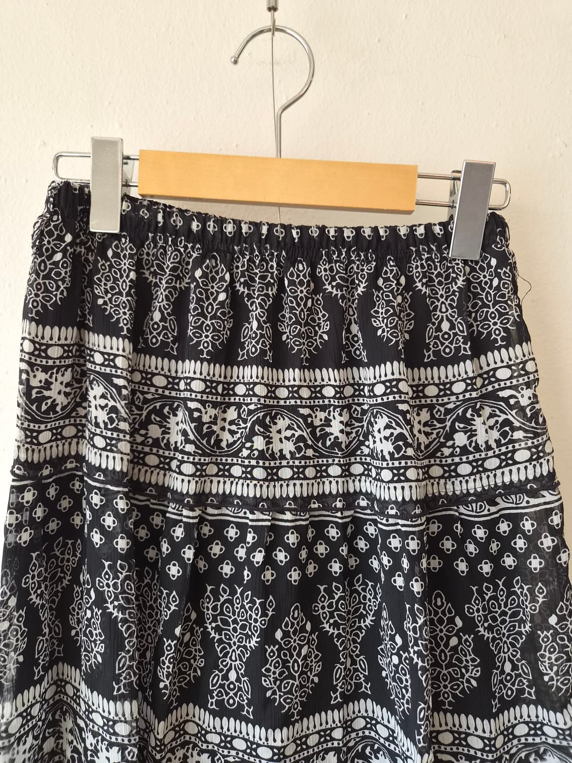 일본수입 여성 밴딩에스닉롱스커트 M사이즈 상품이미지1