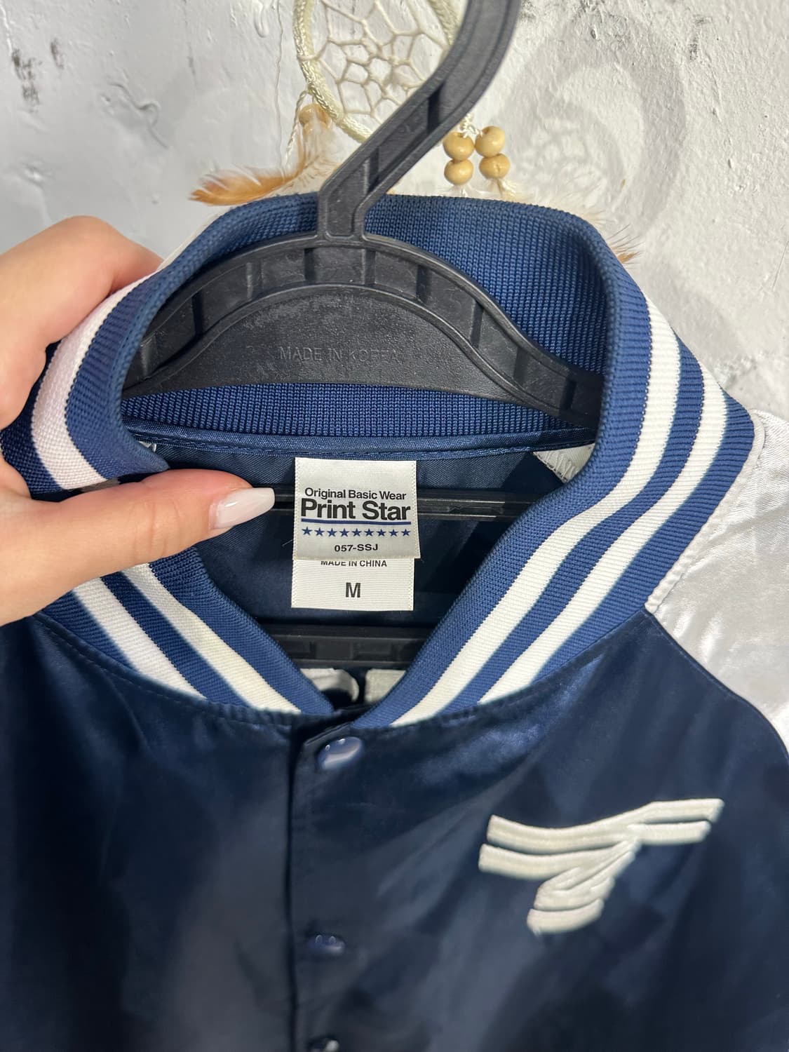 Jpn 일본빈티지 오리엔탈 일장기 네이비 스카잔 자켓 상품이미지9