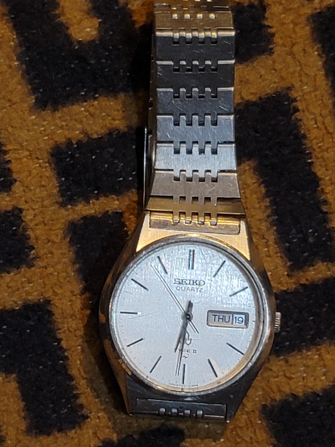 70's~ 빈티지 세이코 타입2 쿼츠 시계 상품이미지2