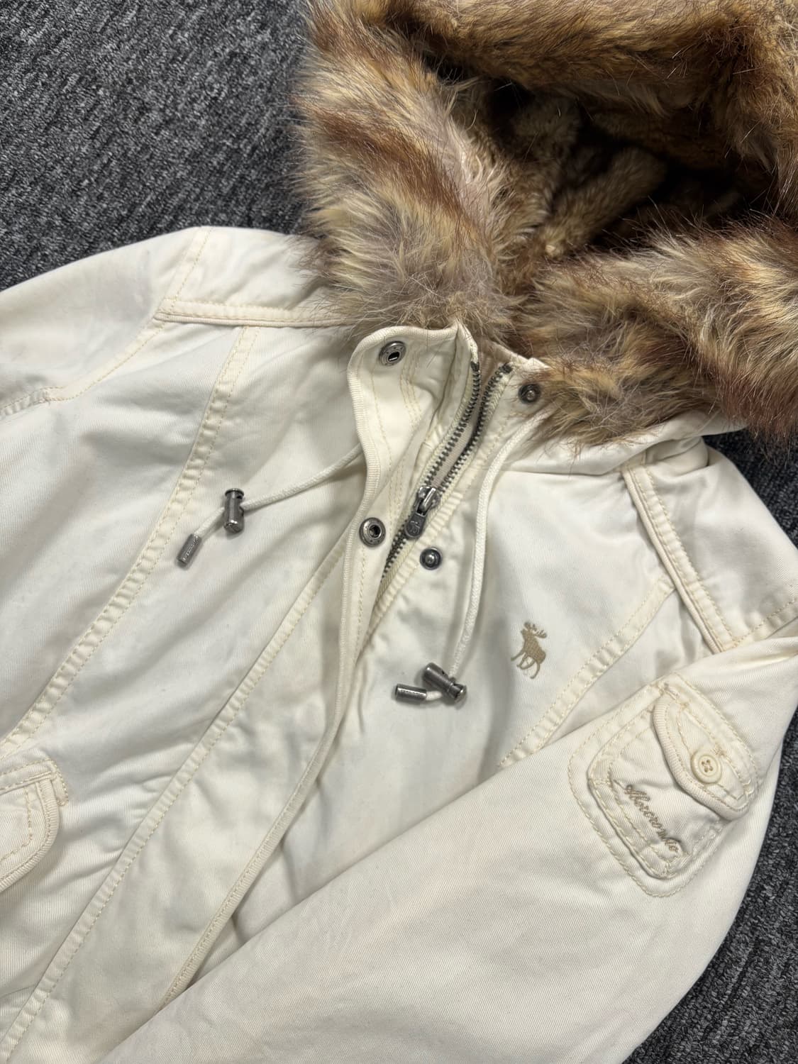 아베크롬비 퍼 후드 자켓 상품이미지5