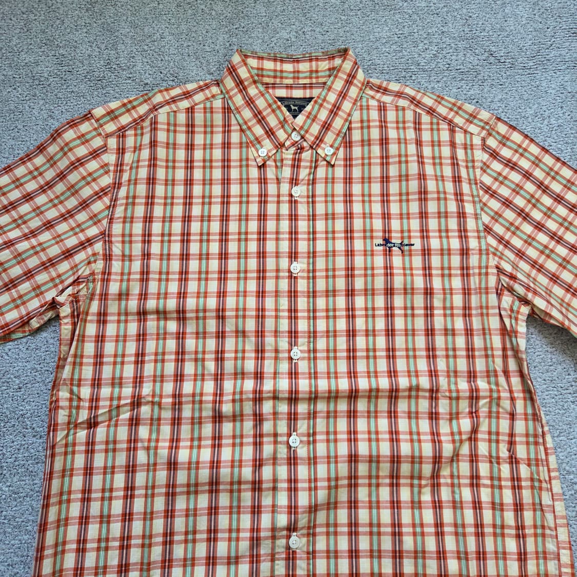 Labrador 반팔 체크 셔츠 L(100) 상품이미지2