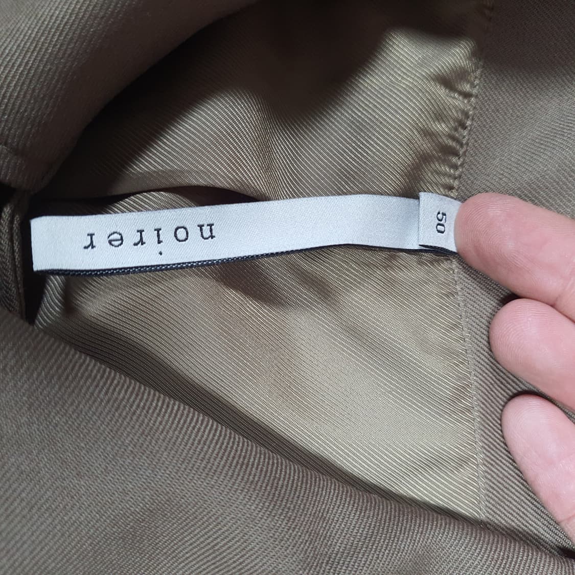 ✨ (바배) 노이어 베이지 울 롱코트 (50) 상품이미지4